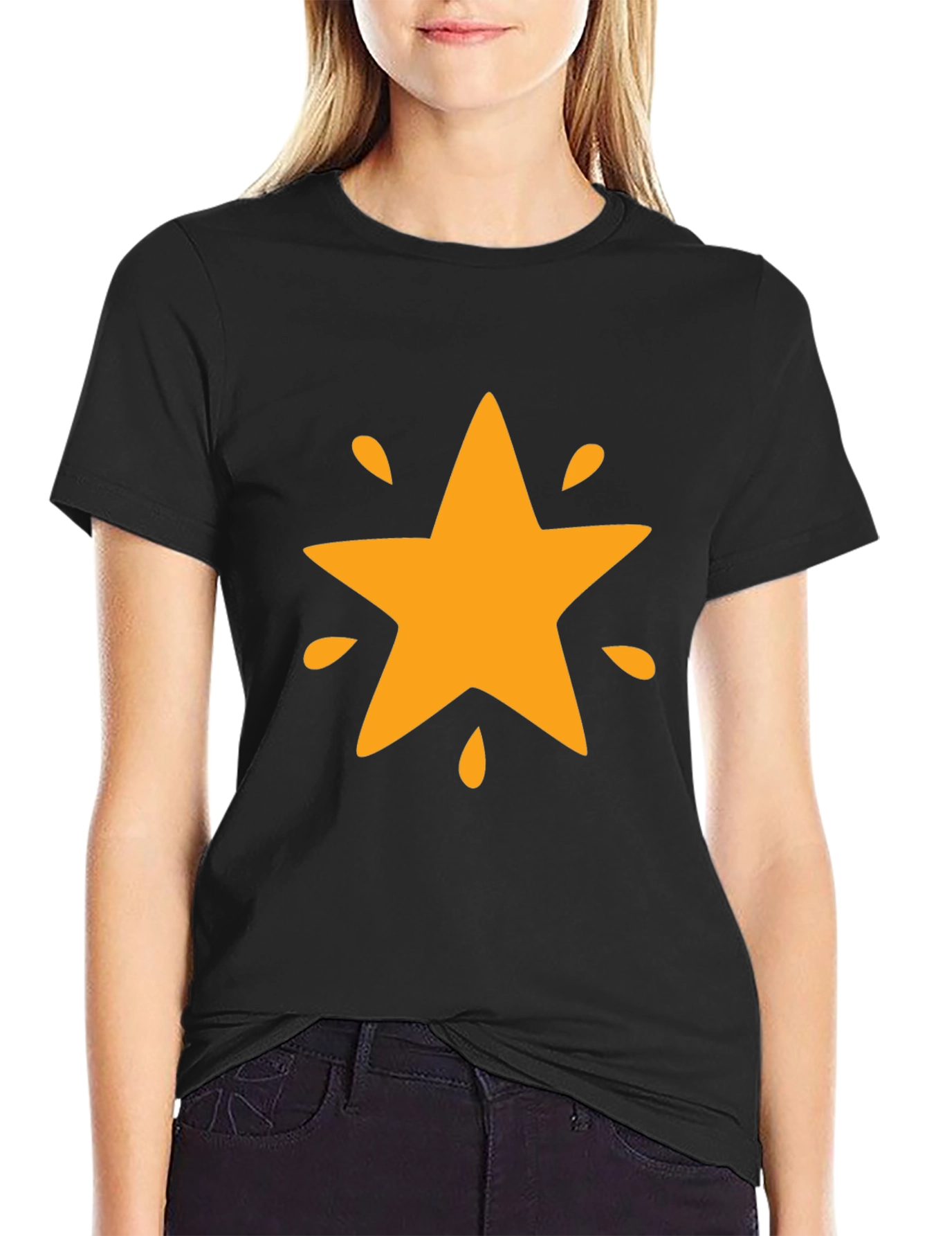 Star Graphic Black T-Shirt