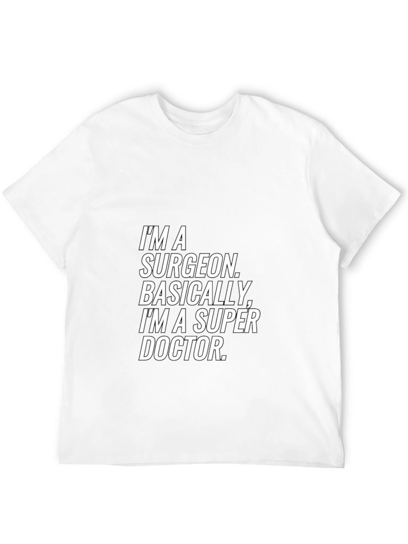 Surgeon Super Doctor T-Shirt - Black