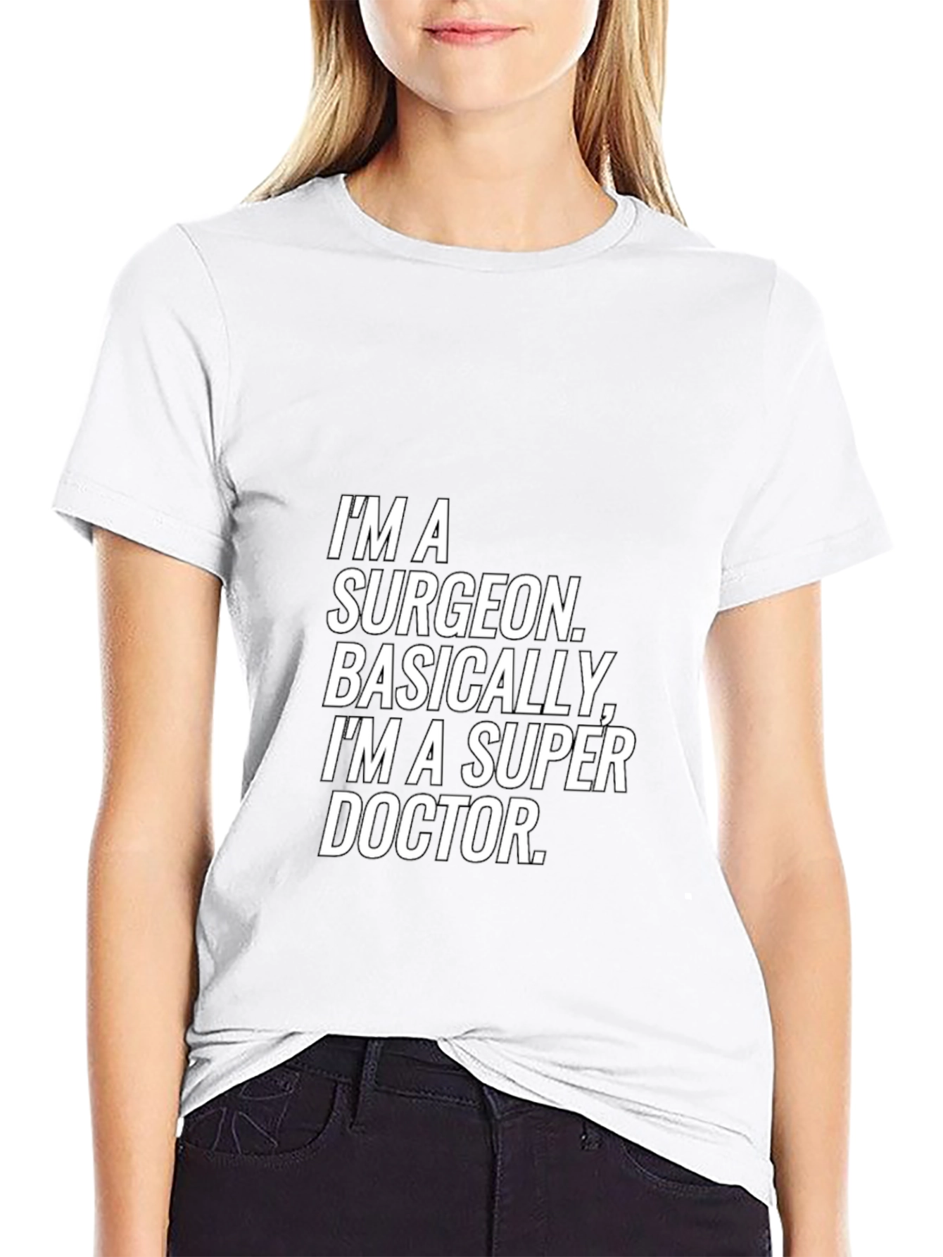 Surgeon Super Doctor T-Shirt - Black