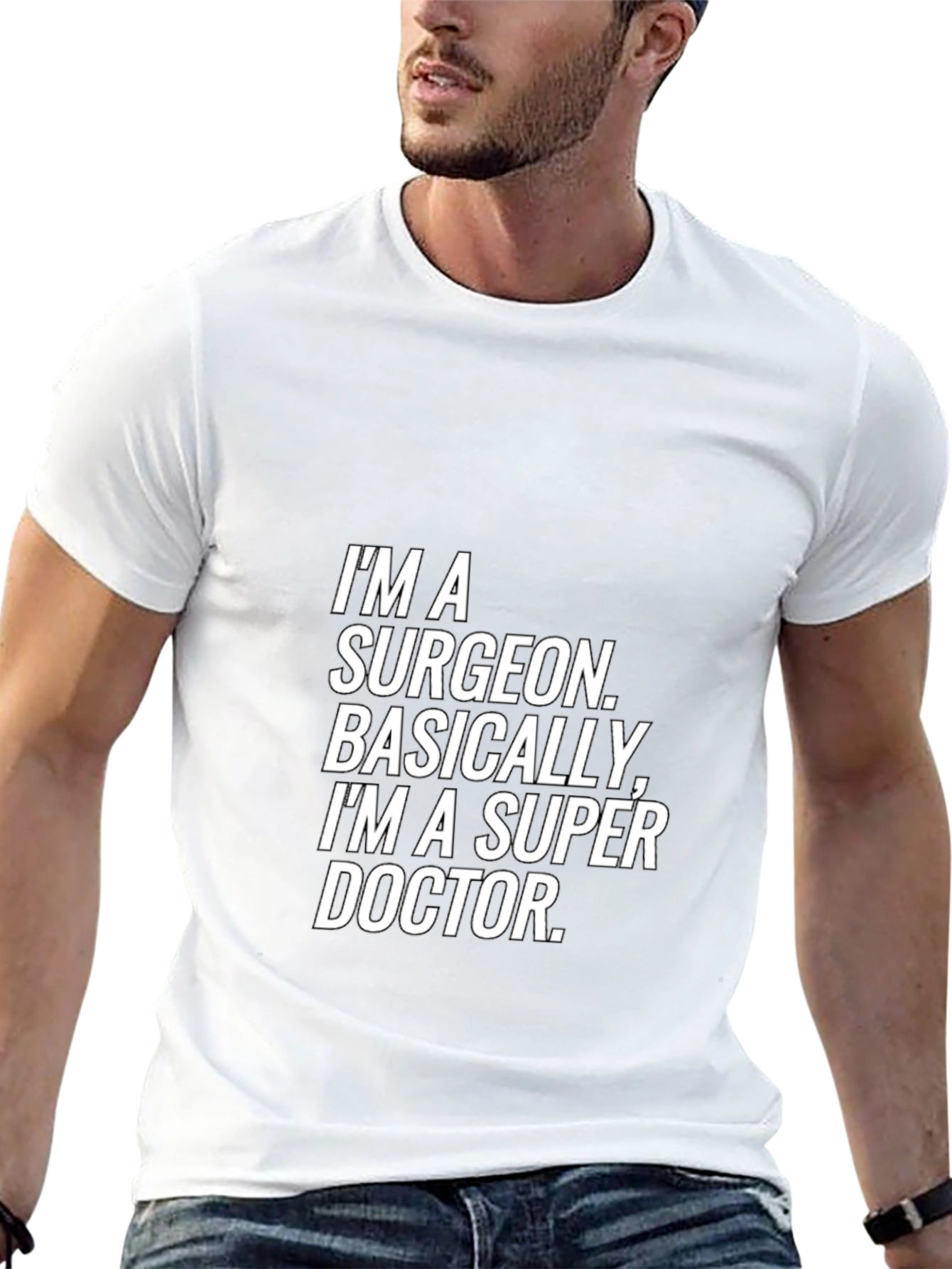 Surgeon Super Doctor T-Shirt - Black